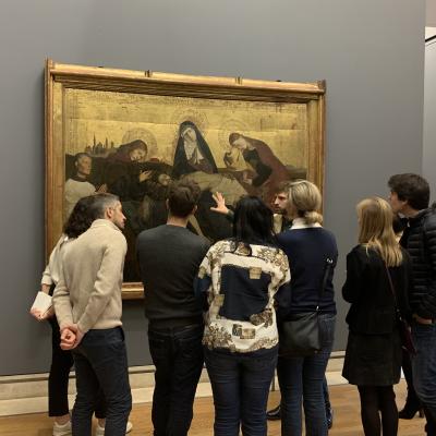 CJ et clercs au Louvre en 2023