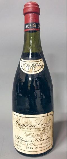 Bouteille de Romanée-Conti de 1945